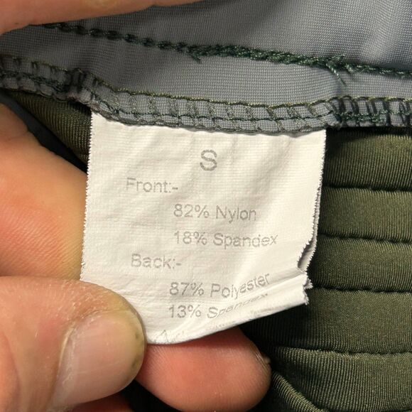 Riding Breeches Pants Women's Size Small Gray Grip Seat Pockets Equestrian Nylon - Picture 5 of 8